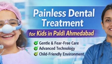 Painless Dental treatment for kids in paldi