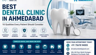 Best dental clinic in Ahmedabad offering dental implants, Invisalign, root canal treatment and cosmetic dentistry