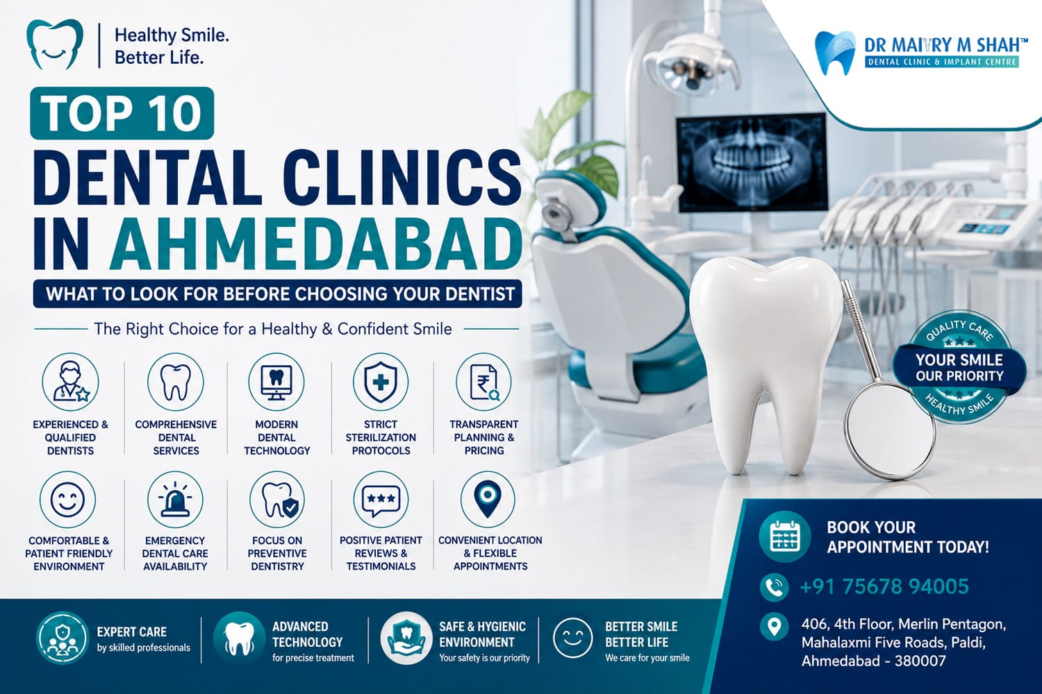 Top 10 Dental Clinics in Ahmedabad