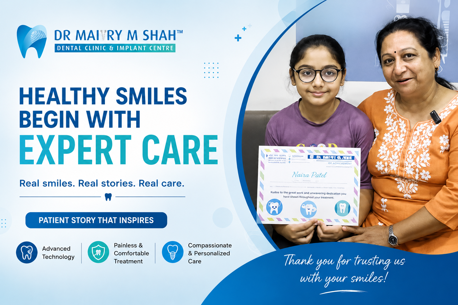 Root Canal Treatment Ahmedabad: Naira’s Patient Story